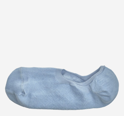 High-Rise Liner Sock - Light Blue